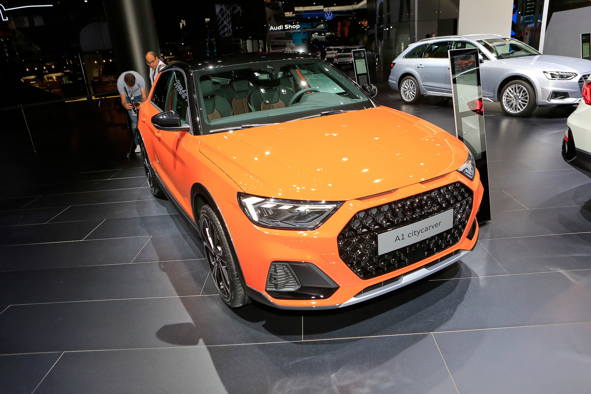 Audi A1 Citycarver Cuts A Dash In Frankfurt With Bright Orange Paint Job