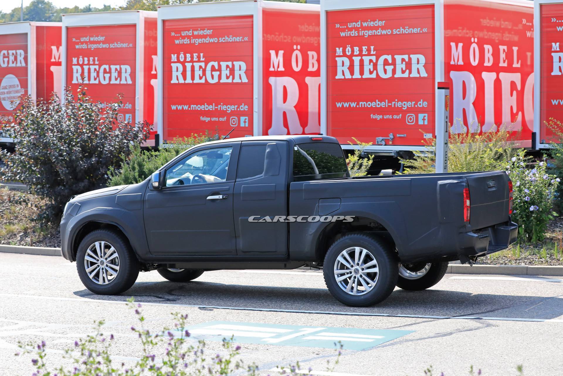 2020 Isuzu D-Max Spotted Testing Extended Cab Body