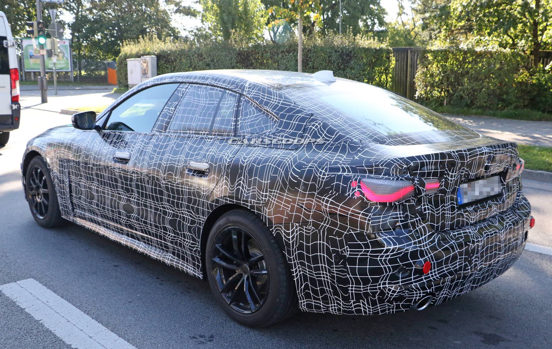 2021 BMW 4 Series Gran Coupe Spotted Again As Kidney Grille Suspense Builds Up