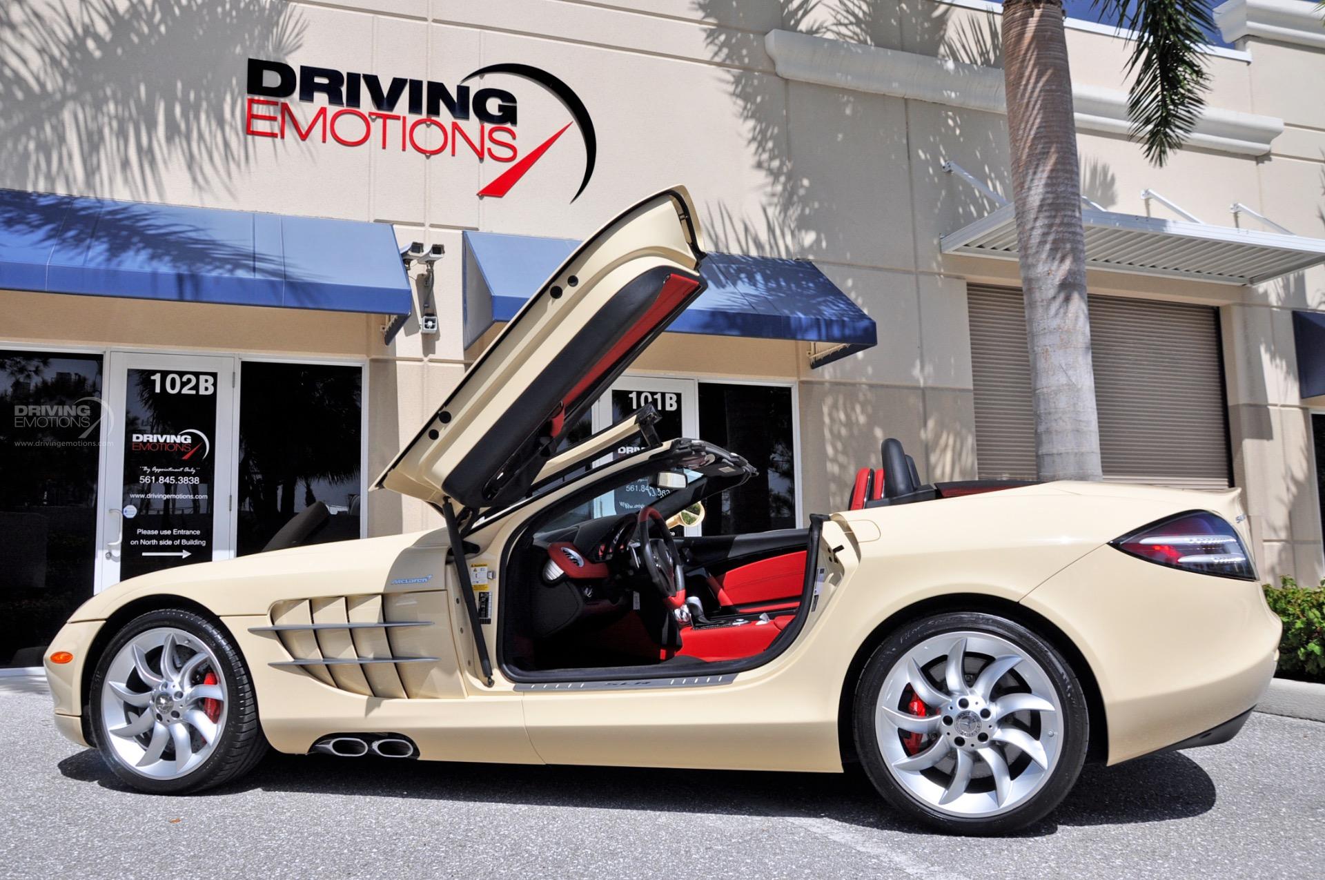 Beige 2009 Mercedes SLR McLaren Roadster Is One Of A Kind, Thankfully