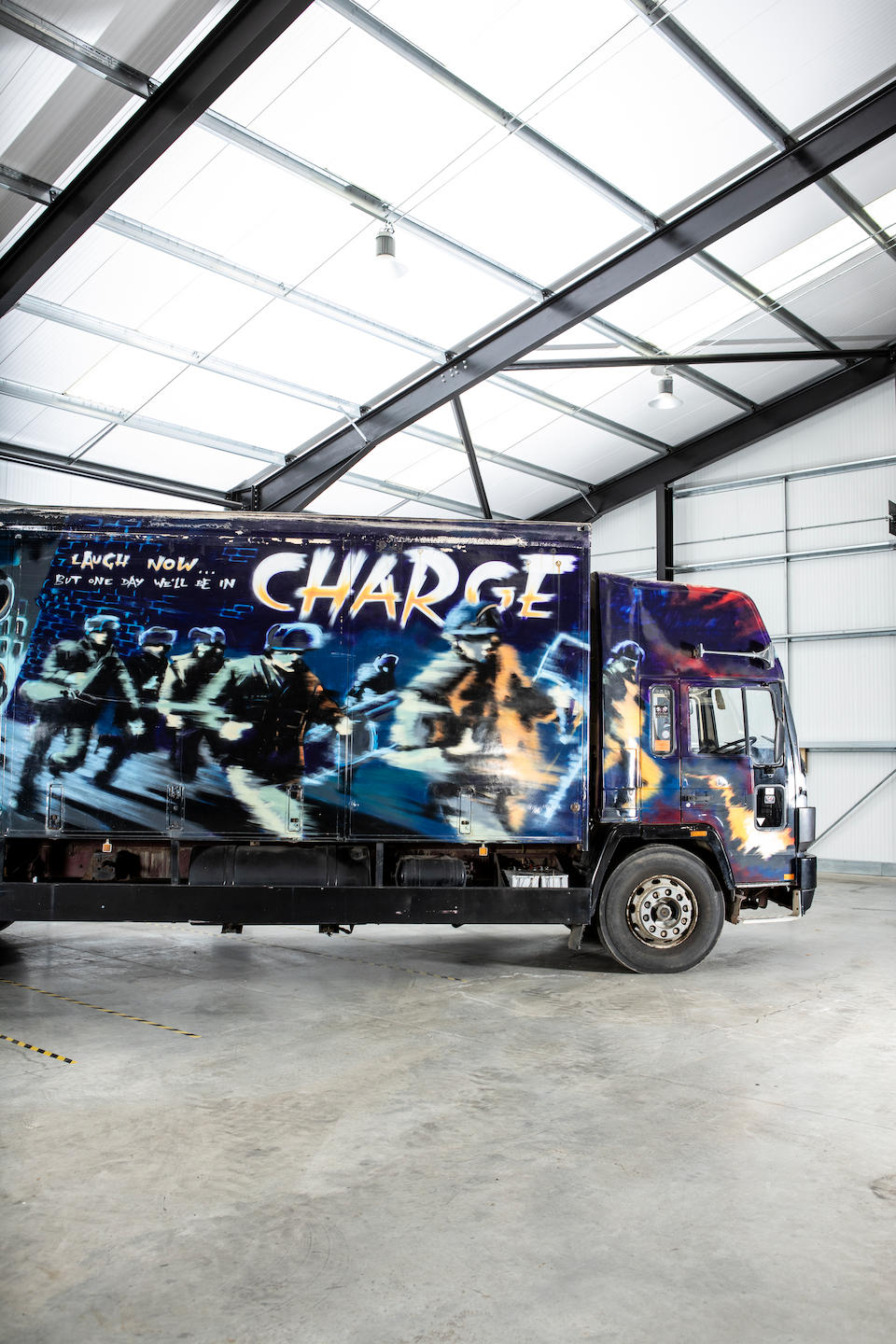 1998 Volvo FL6 Truck Painted By Banksy Could Sell For $2 Million