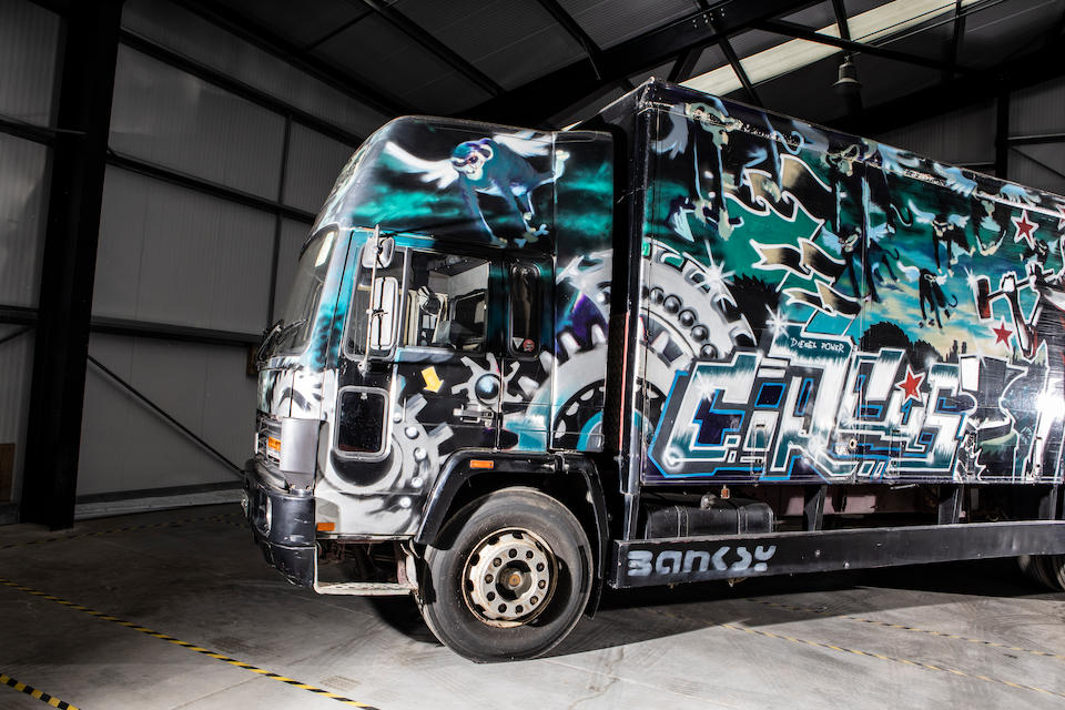 1998 Volvo FL6 Truck Painted By Banksy Could Sell For $2 Million