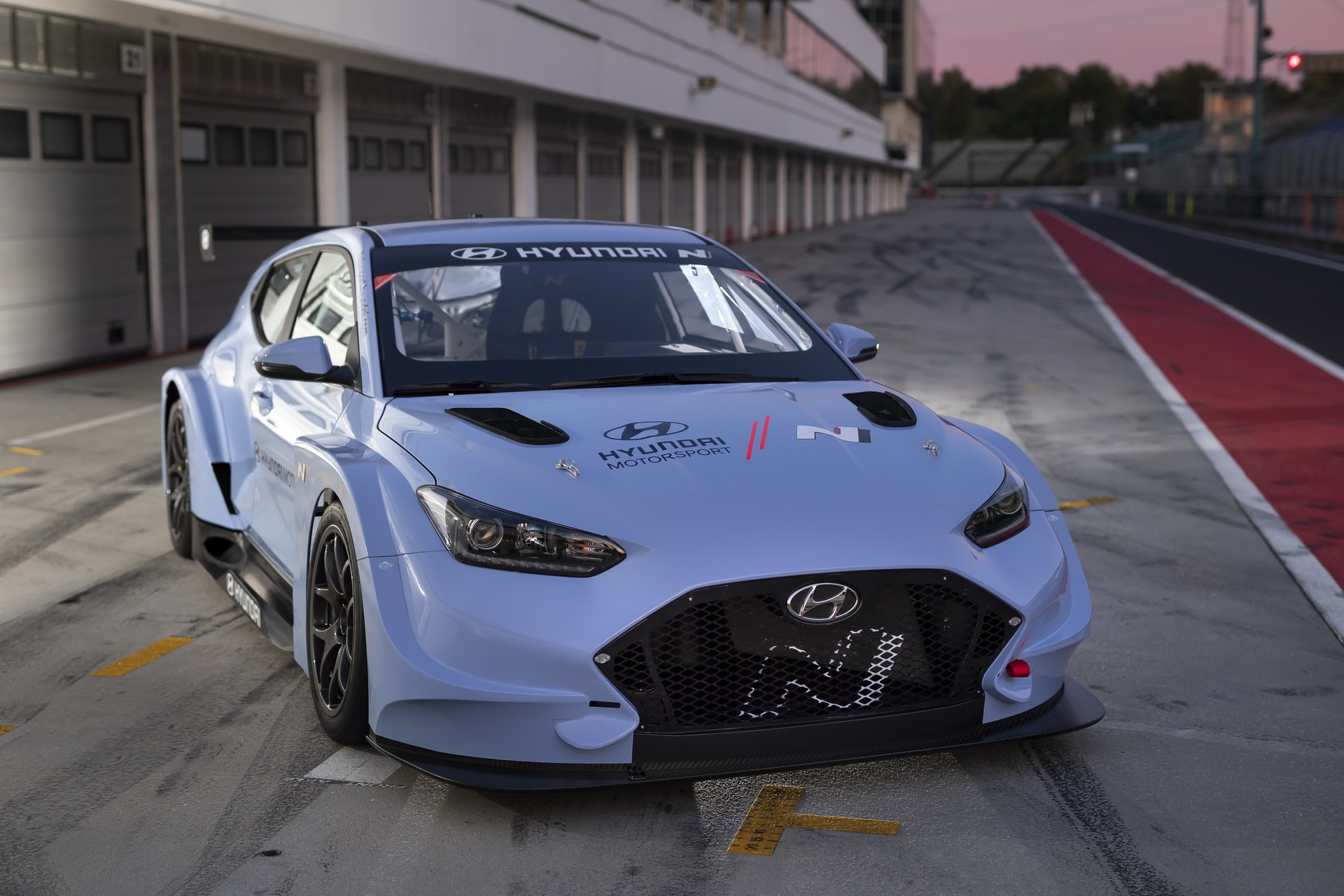 Hyundai Starts Real-Life Testing Of Electric Veloster N ETCR Racer