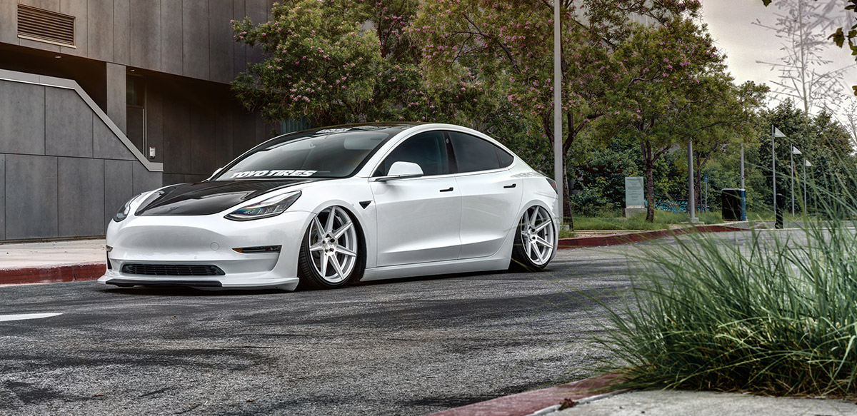Someone Created A Tesla Model 3 Low-Rider Because Why Not?