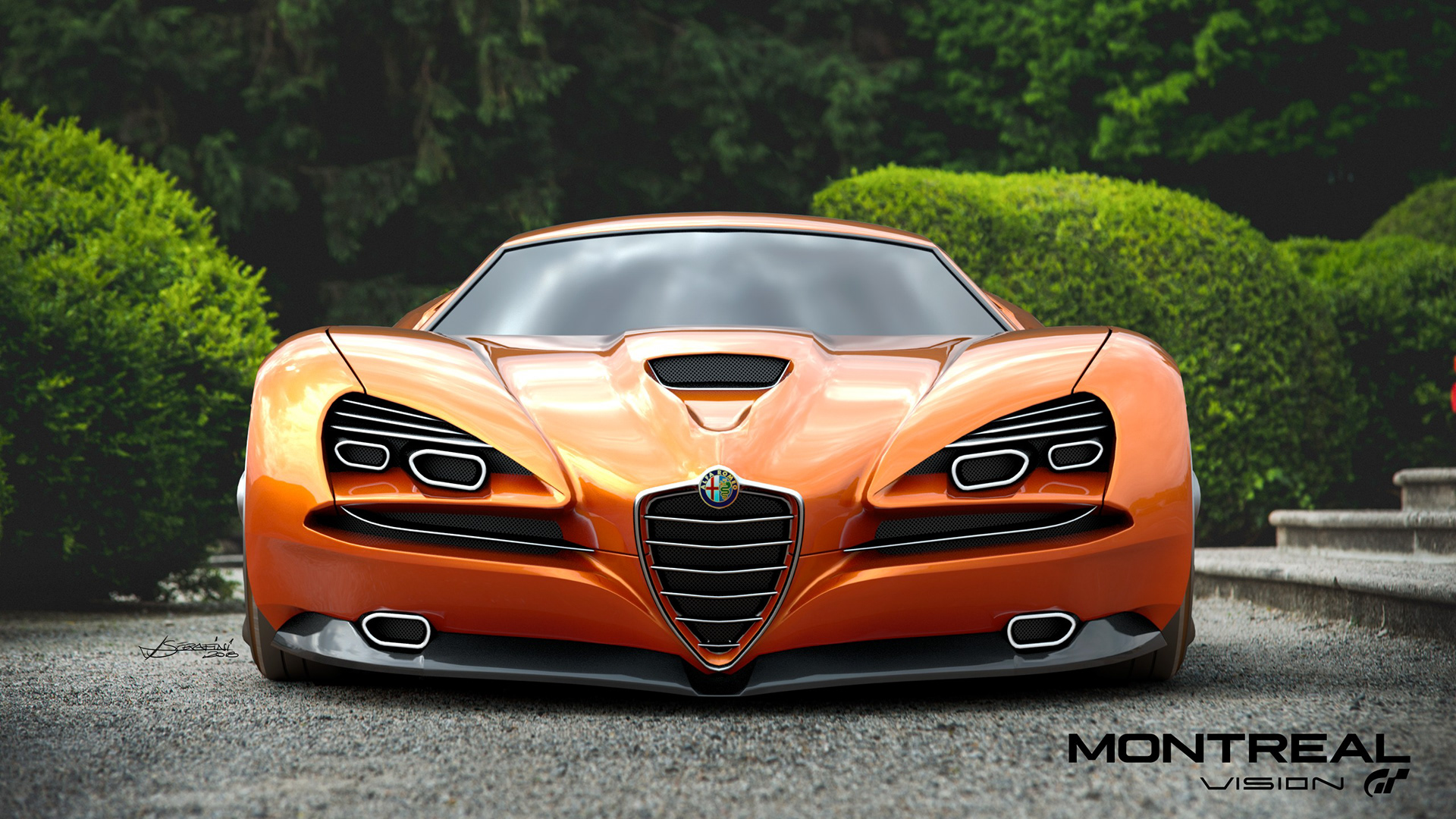 Alfa Romeo Montreal Vision GT Concept Is Pure Sex On Wheels