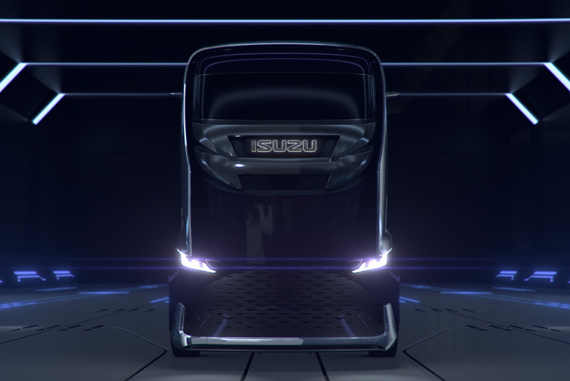 Isuzu Previews Futuristic FL IR Truck With Autonomous “Platooning” Function