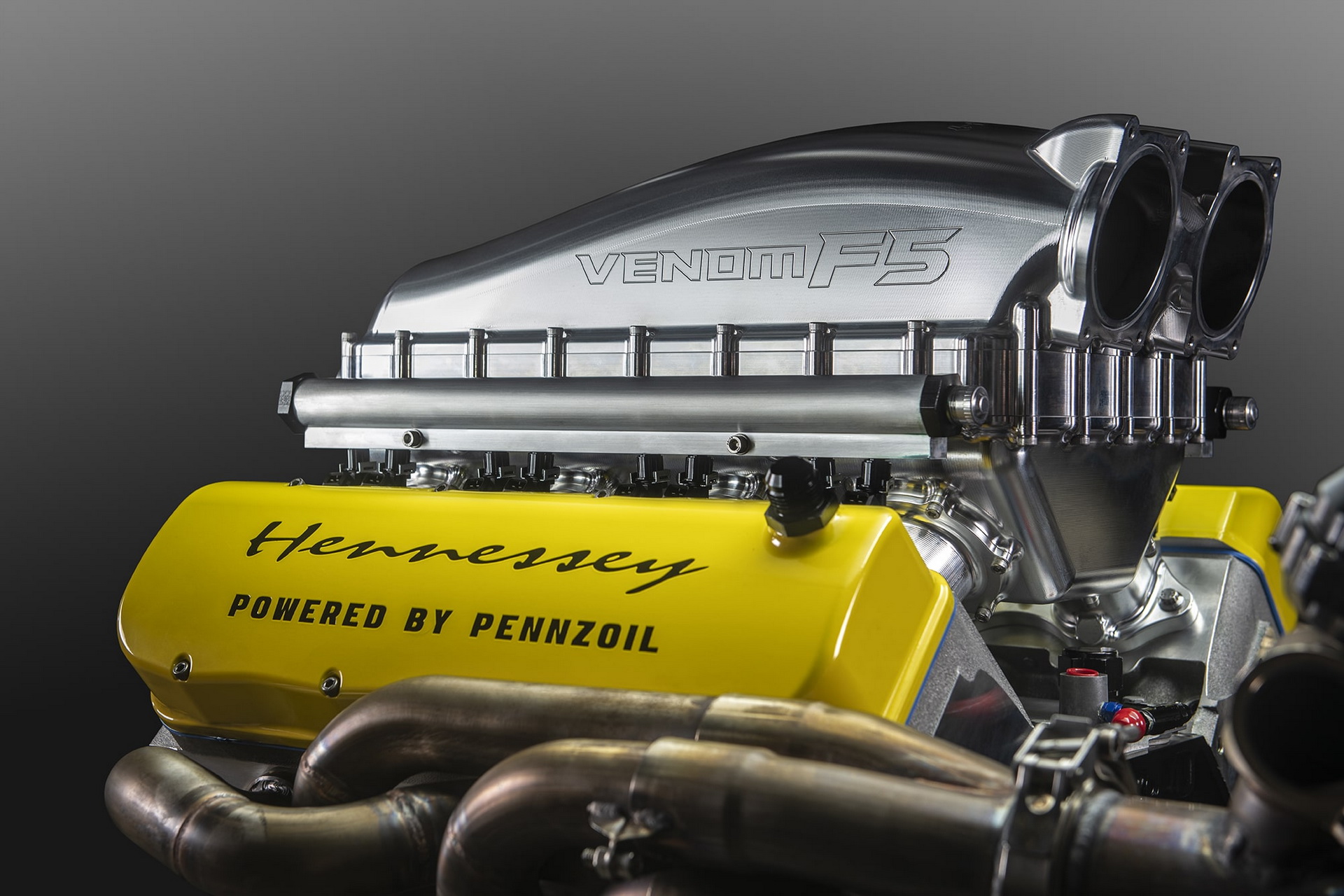 Hennessey Venom F5’s “Fury” V8 Engine Makes 1,817 HP On The Dyno