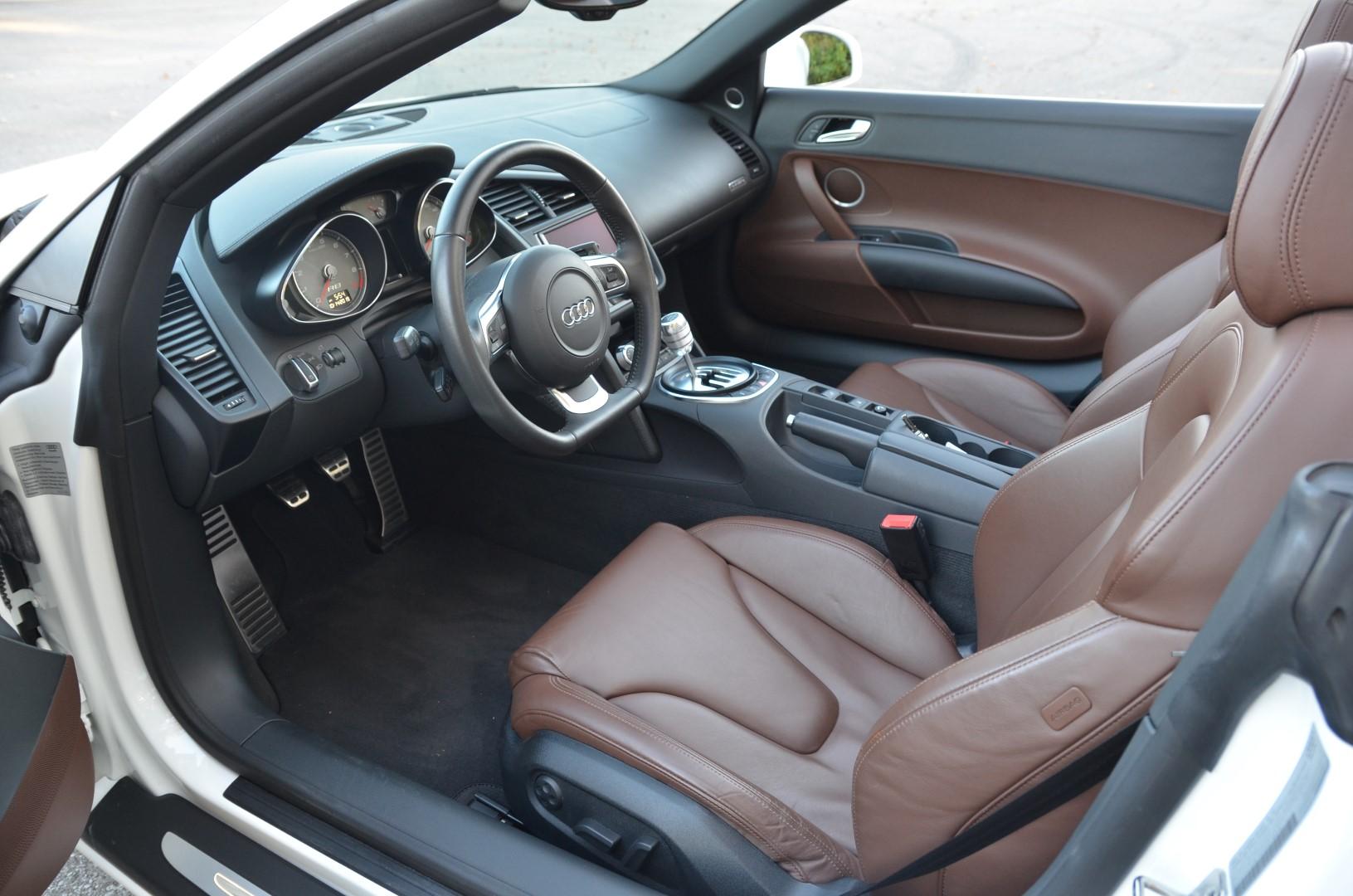 Turn Heads With This 2011 Audi R8 Spyder And Enjoy Its V8 And Six-Speed Manual