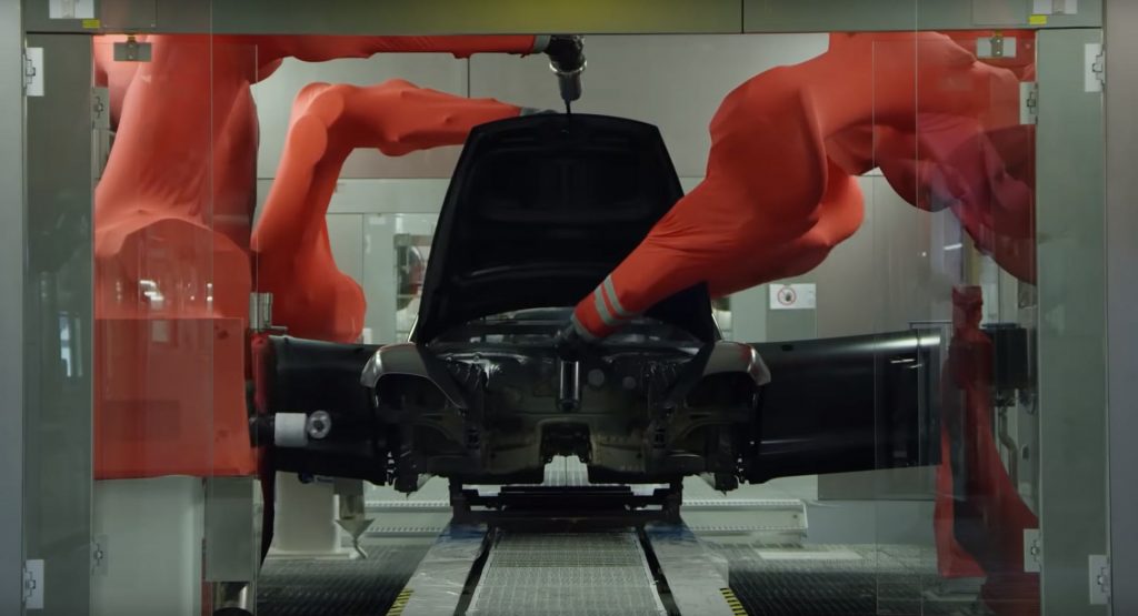 Sit Back As You Watch The Porsche Taycan Come To Life