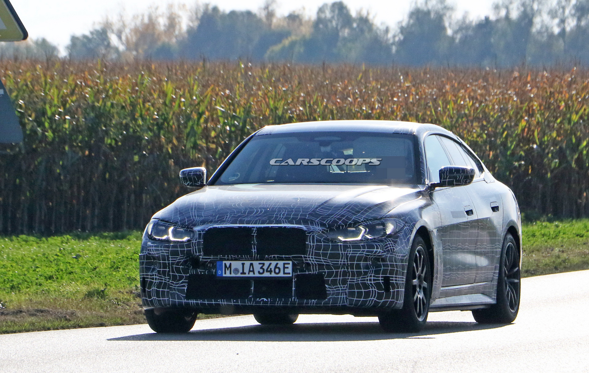 2021 BMW i4 Straps On Production Light Units, Front And Rear