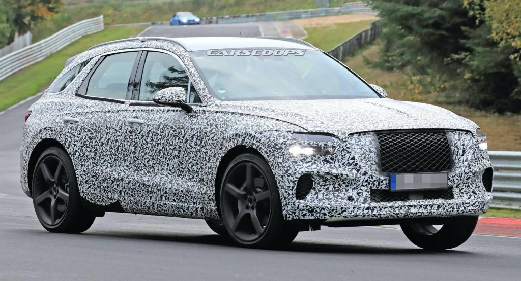  2021 Genesis GV70 Compact Luxury SUV Shows Production Body For The First Time