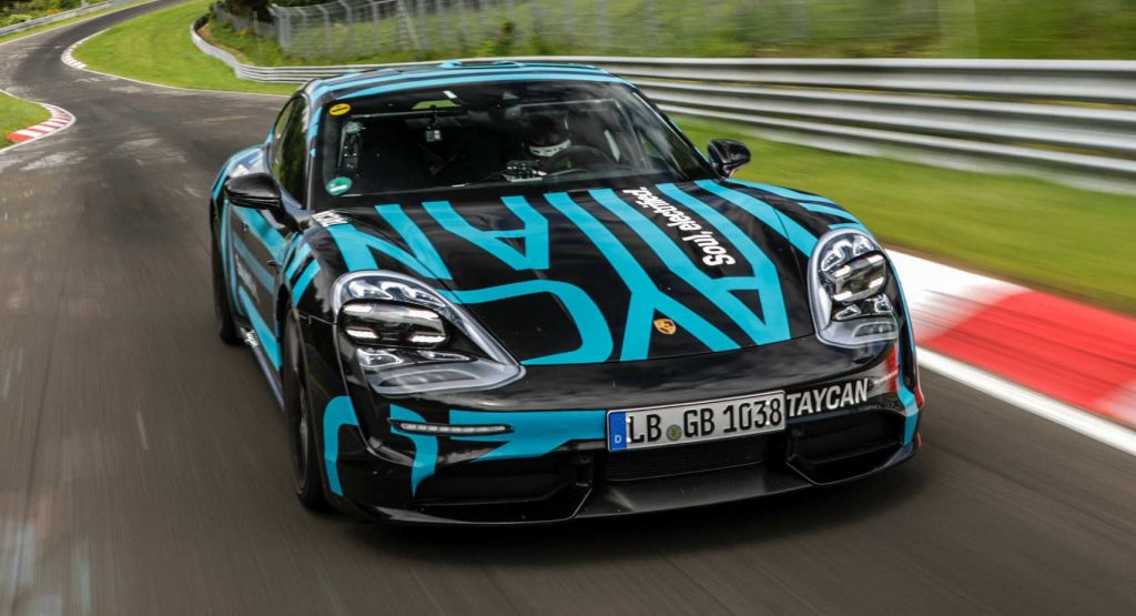  Porsche Says Taycan Has Some Speed Up Its Sleeve At The Nurburgring