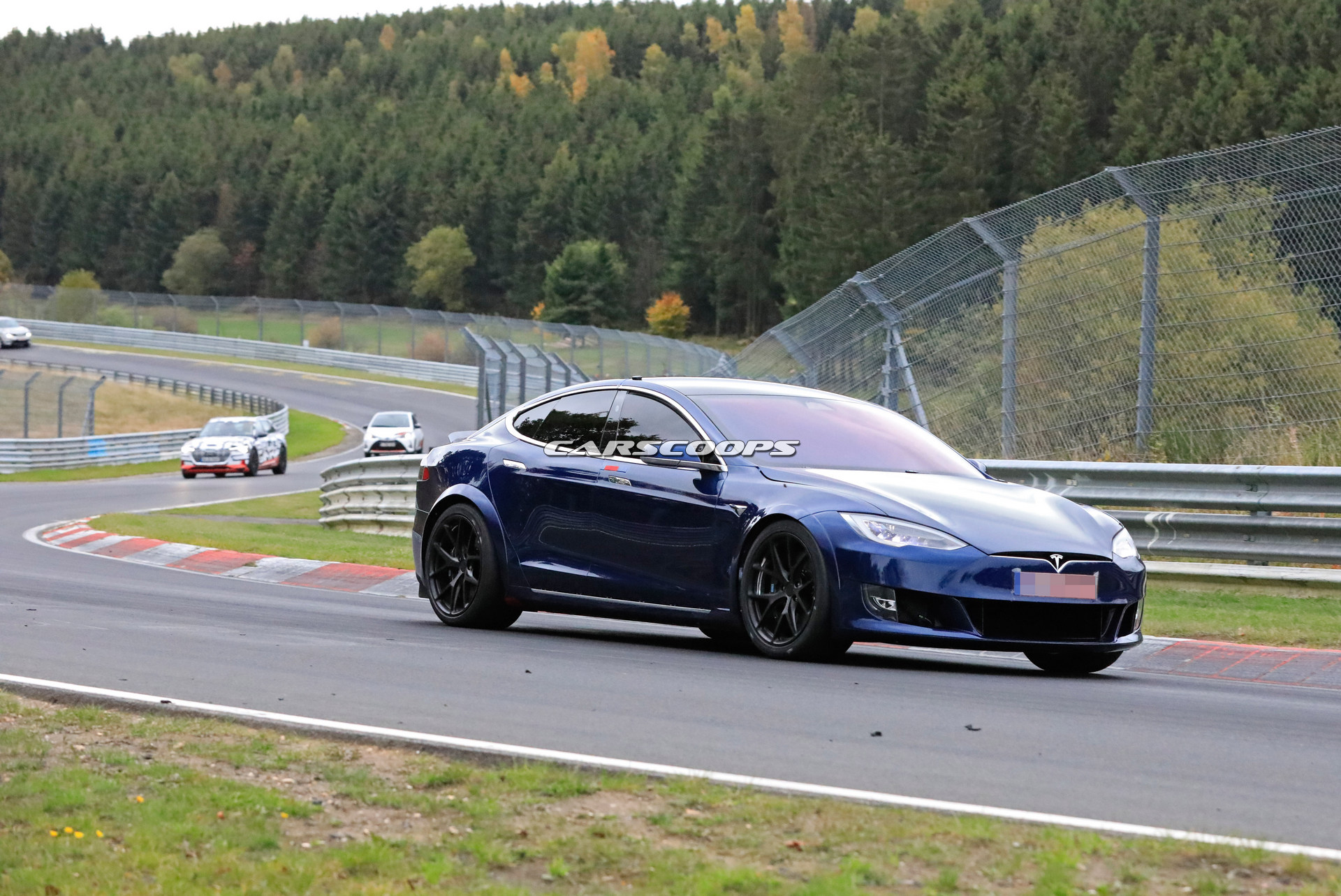 Tesla Model S Returns To The Nurburgring With Some Wild Aero