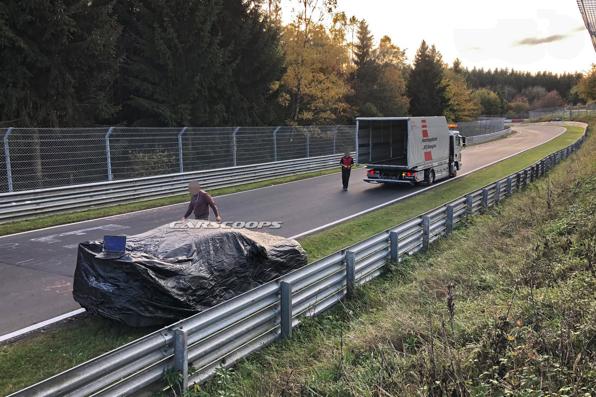 2020 BMW M3 And Porsche 911 GT3 Prototypes Crash On The Nürburgring