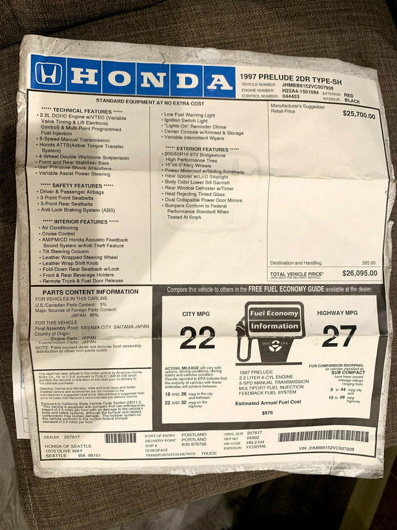 This 5k Mile 1997 Honda Prelude Is One Of The Nicest We’ve Seen