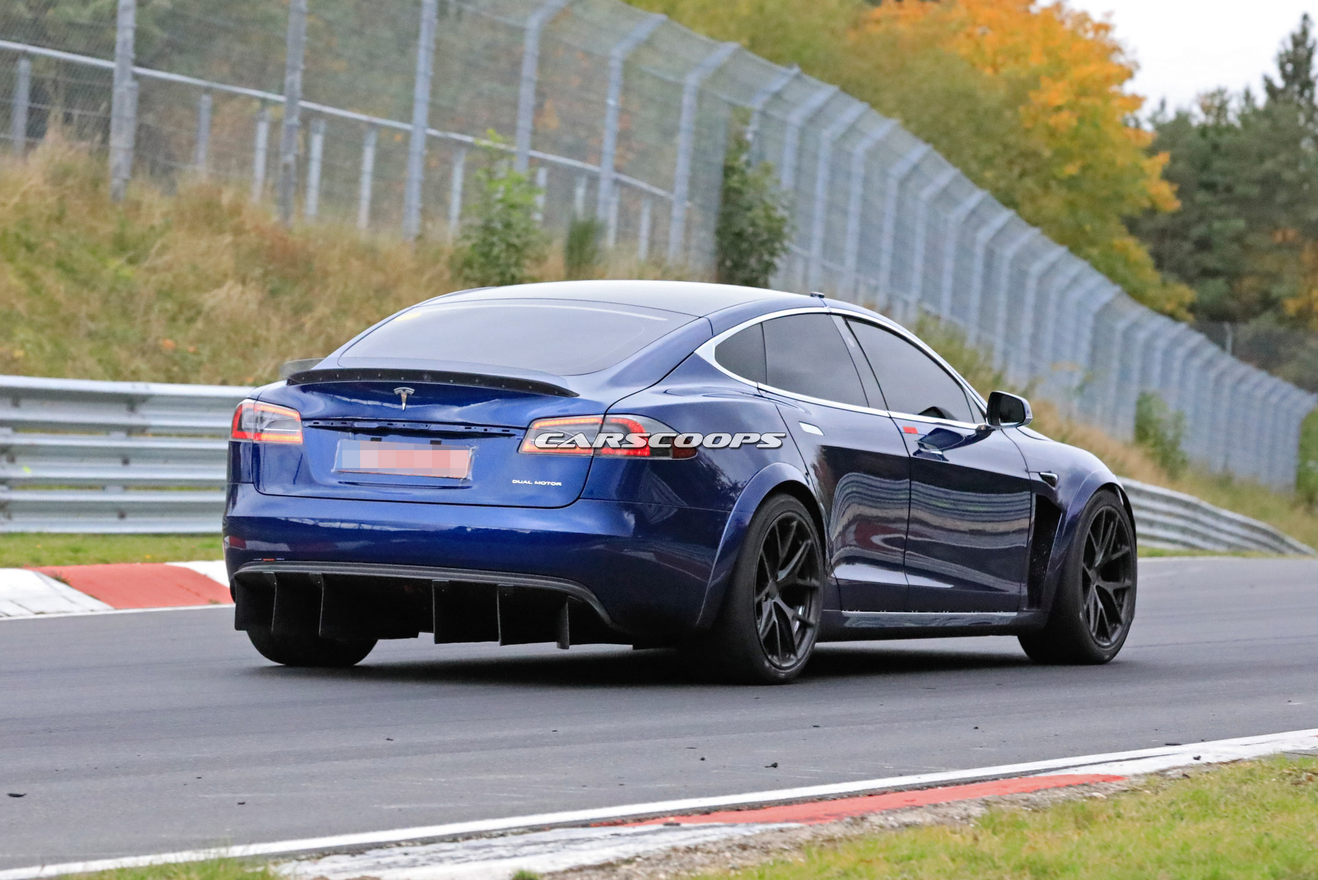 Tesla Model S Returns To The Nurburgring With Some Wild Aero