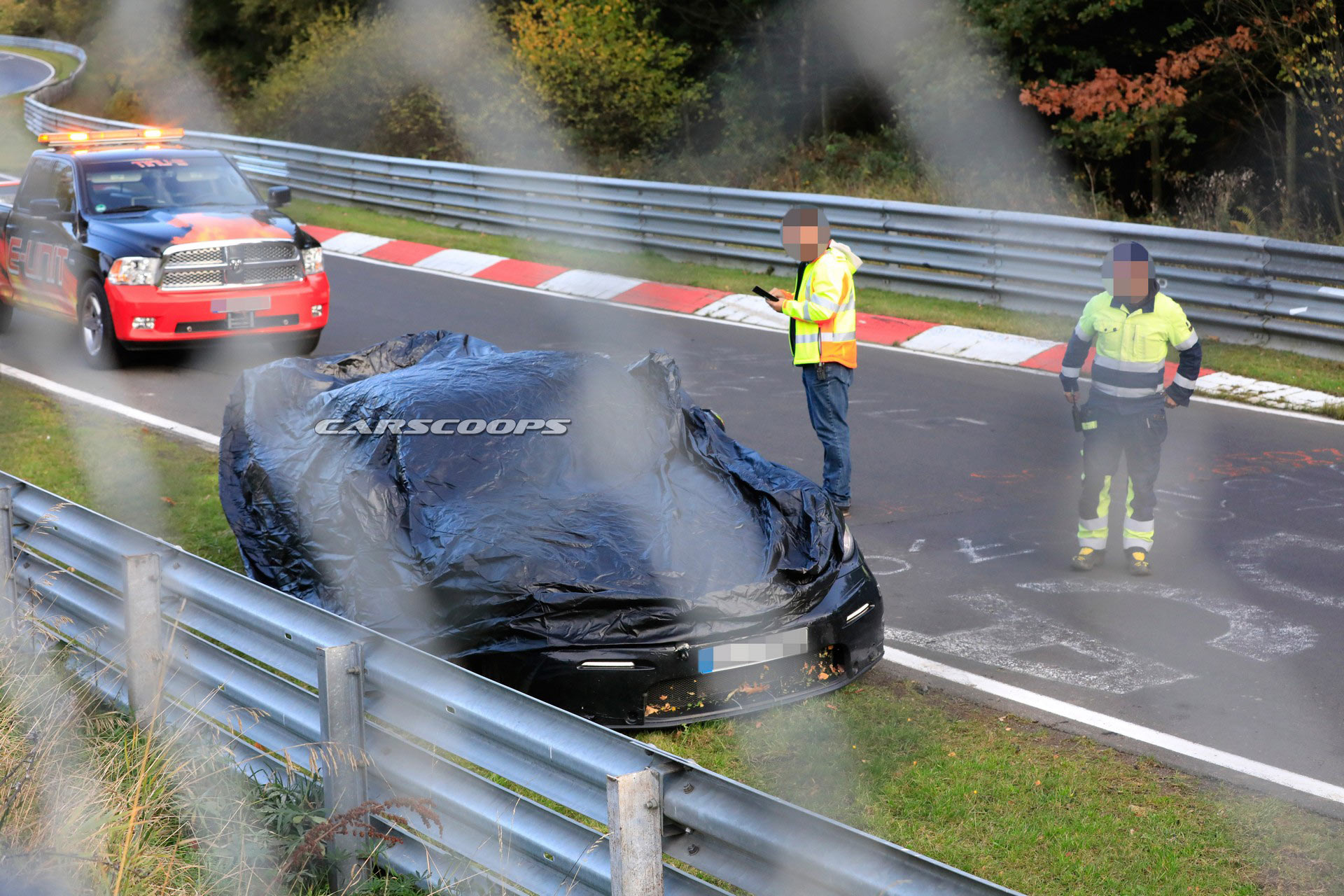 2020 BMW M3 And Porsche 911 GT3 Prototypes Crash On The Nürburgring