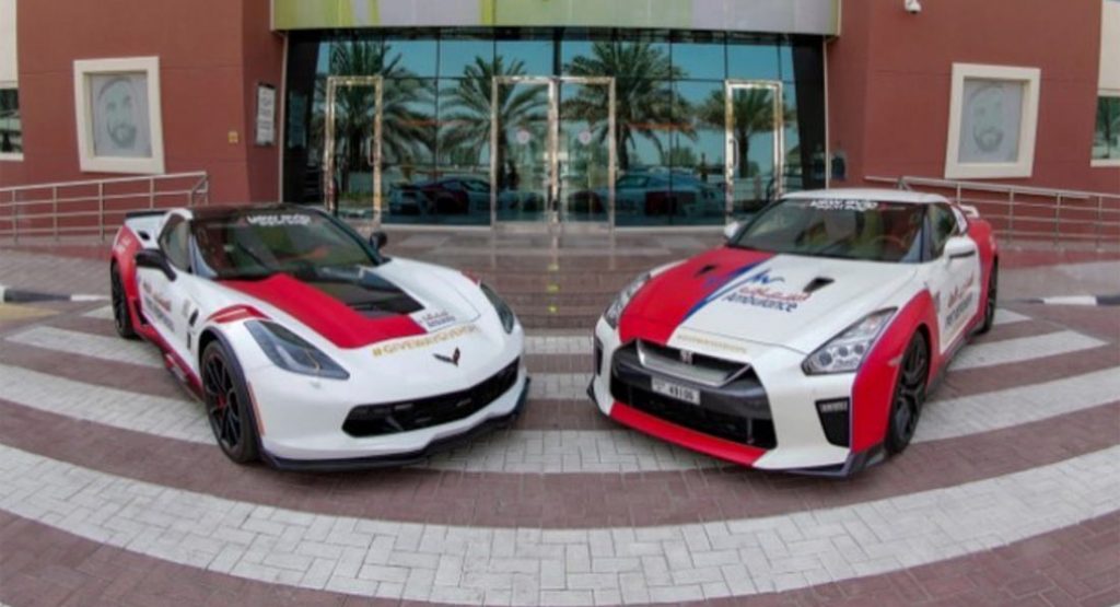  Dubai’s Ambulance Service Add A Nissan GT-R And C7 Corvette Grand Sport