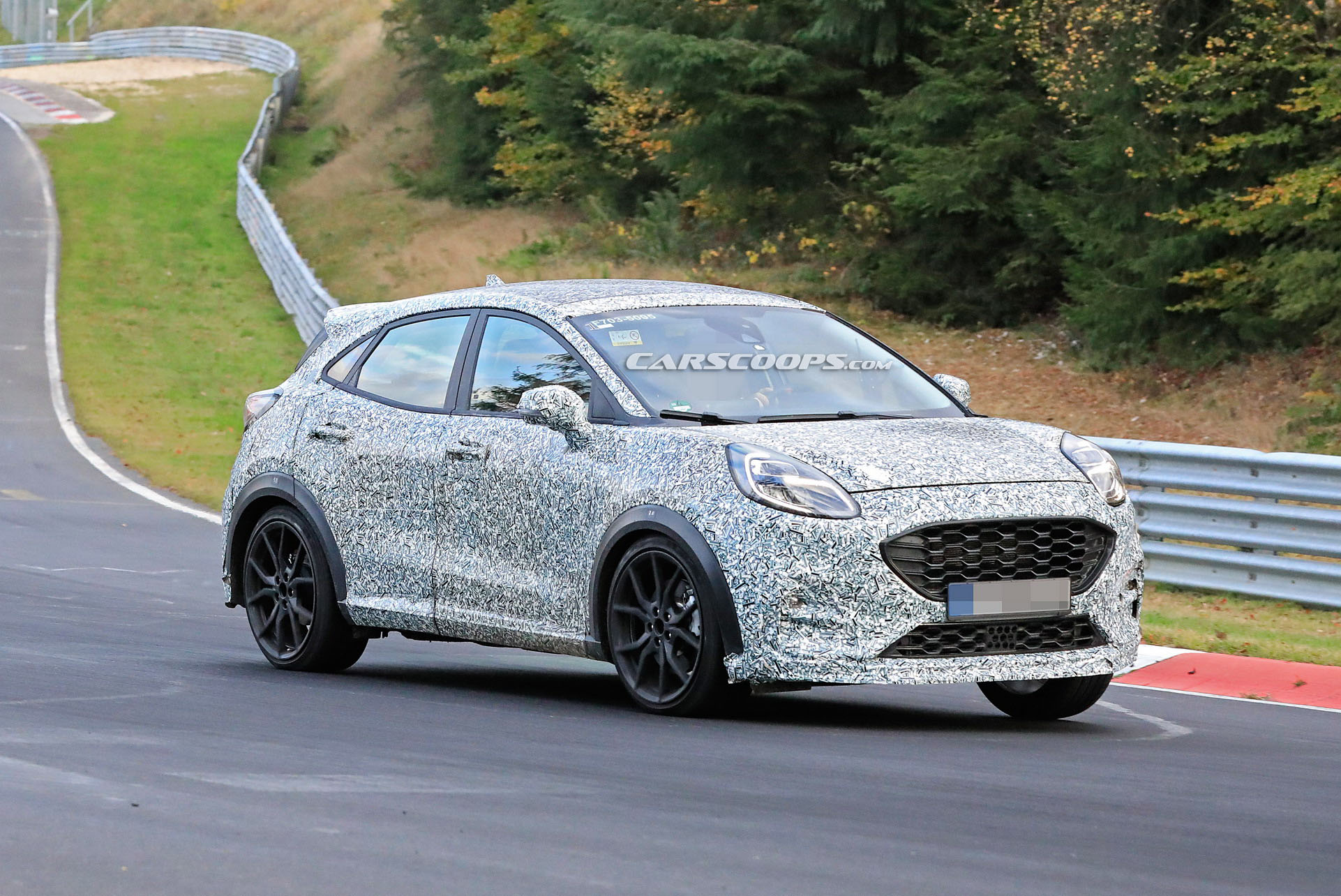 2020 Ford Puma ST Hot Riding Small SUV Gets Frisky On The Nurburgring