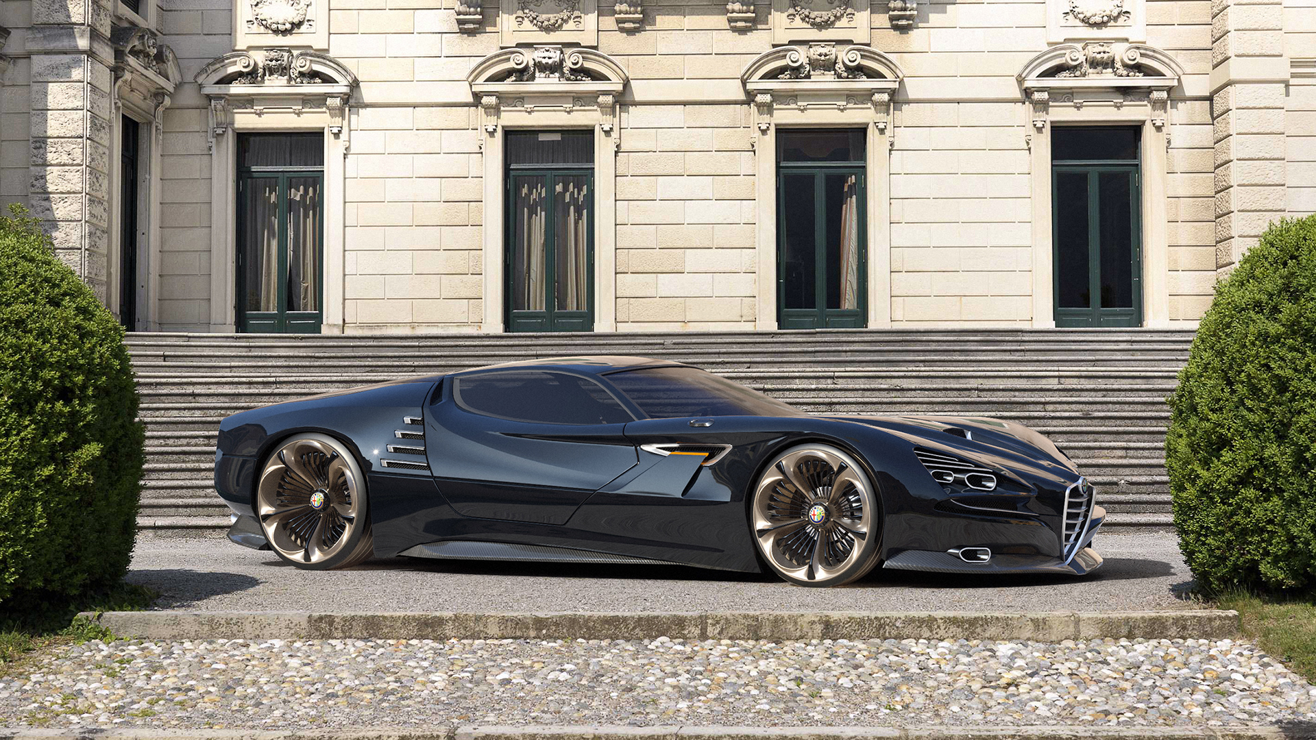 Alfa Romeo Montreal Vision GT Concept Is Pure Sex On Wheels