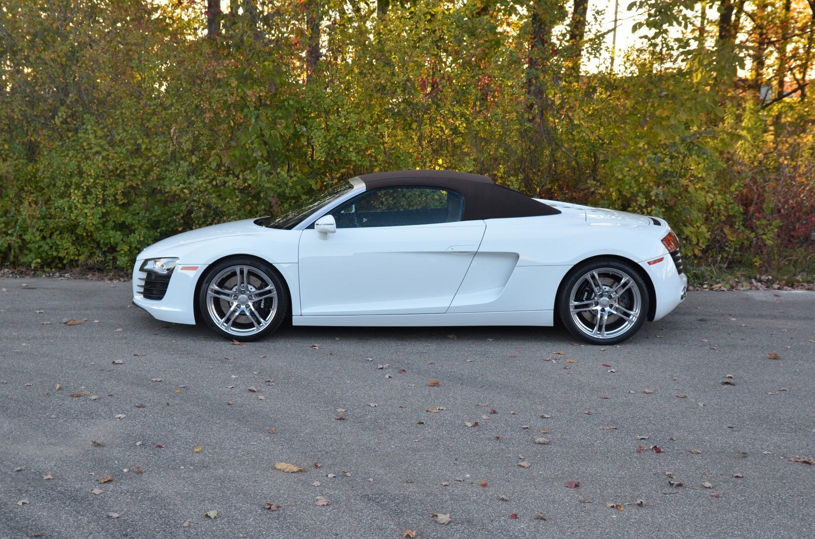 Turn Heads With This 2011 Audi R8 Spyder And Enjoy Its V8 And Six-Speed Manual