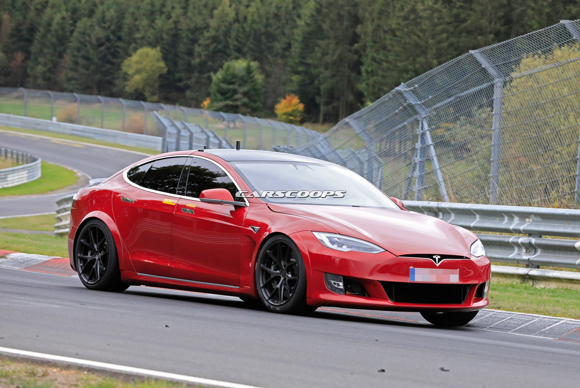 Tesla Model S Returns To The Nurburgring With Some Wild Aero
