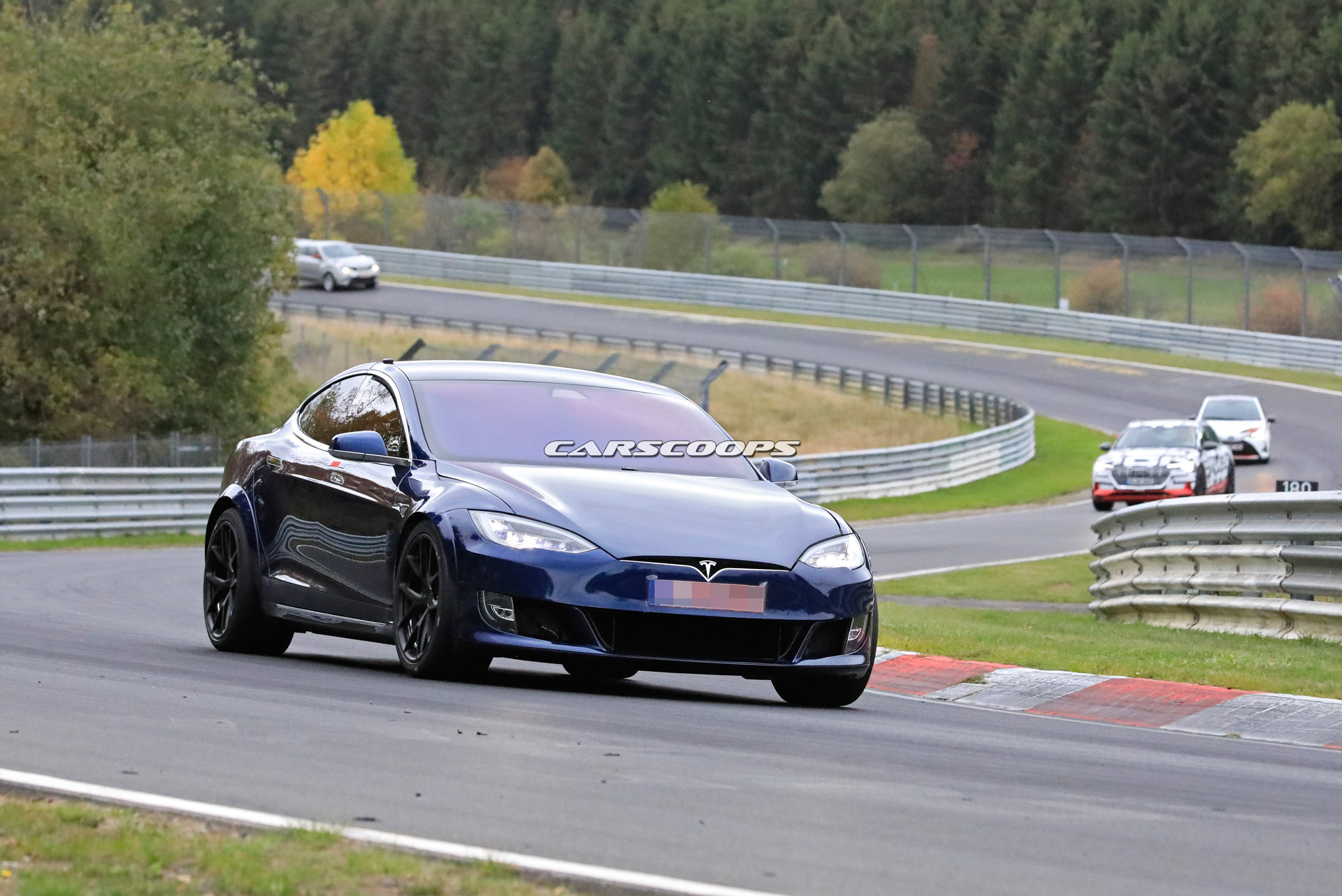 Tesla Model S Returns To The Nurburgring With Some Wild Aero