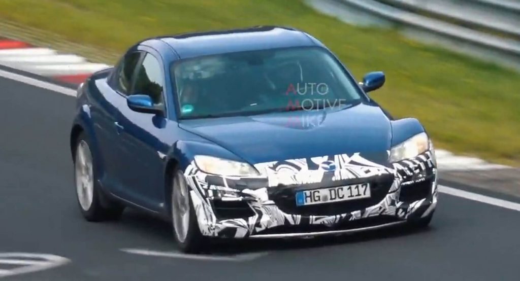 Mazda Continues Testing RX-8 Prototypes At The ‘Ring, Fuels Rotary Return Rumors