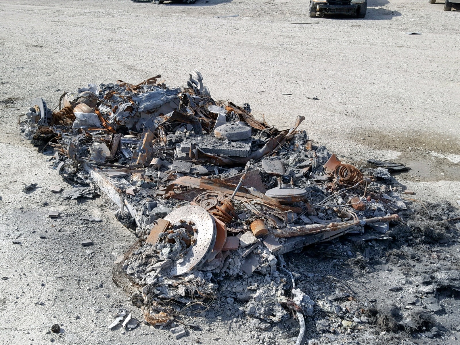 Totally Burnt Out Ferrari 458 Spider Is Unrecognizable, Yet Up For Sale