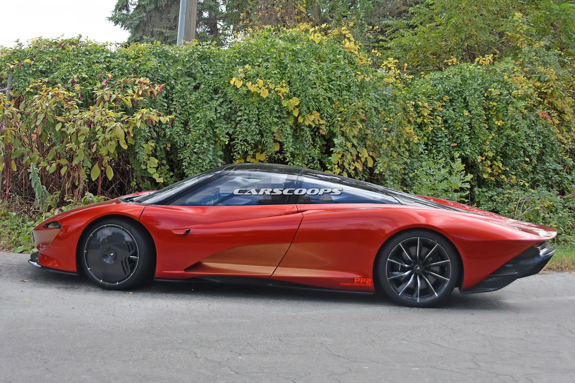 McLaren Speedtail Inching Closer To Production As Orange Prototype Hits The Streets