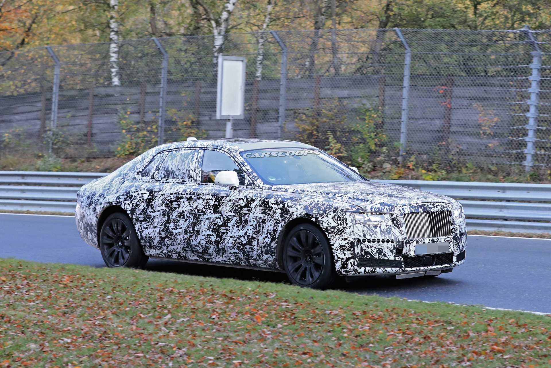 2021 Rolls Royce Ghost Tests Its New Platform On The Nurburgring