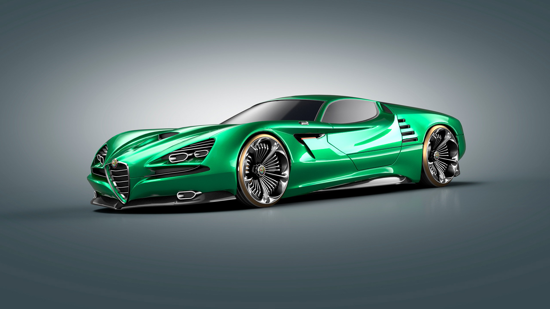 Alfa Romeo Montreal Vision GT Concept Is Pure Sex On Wheels