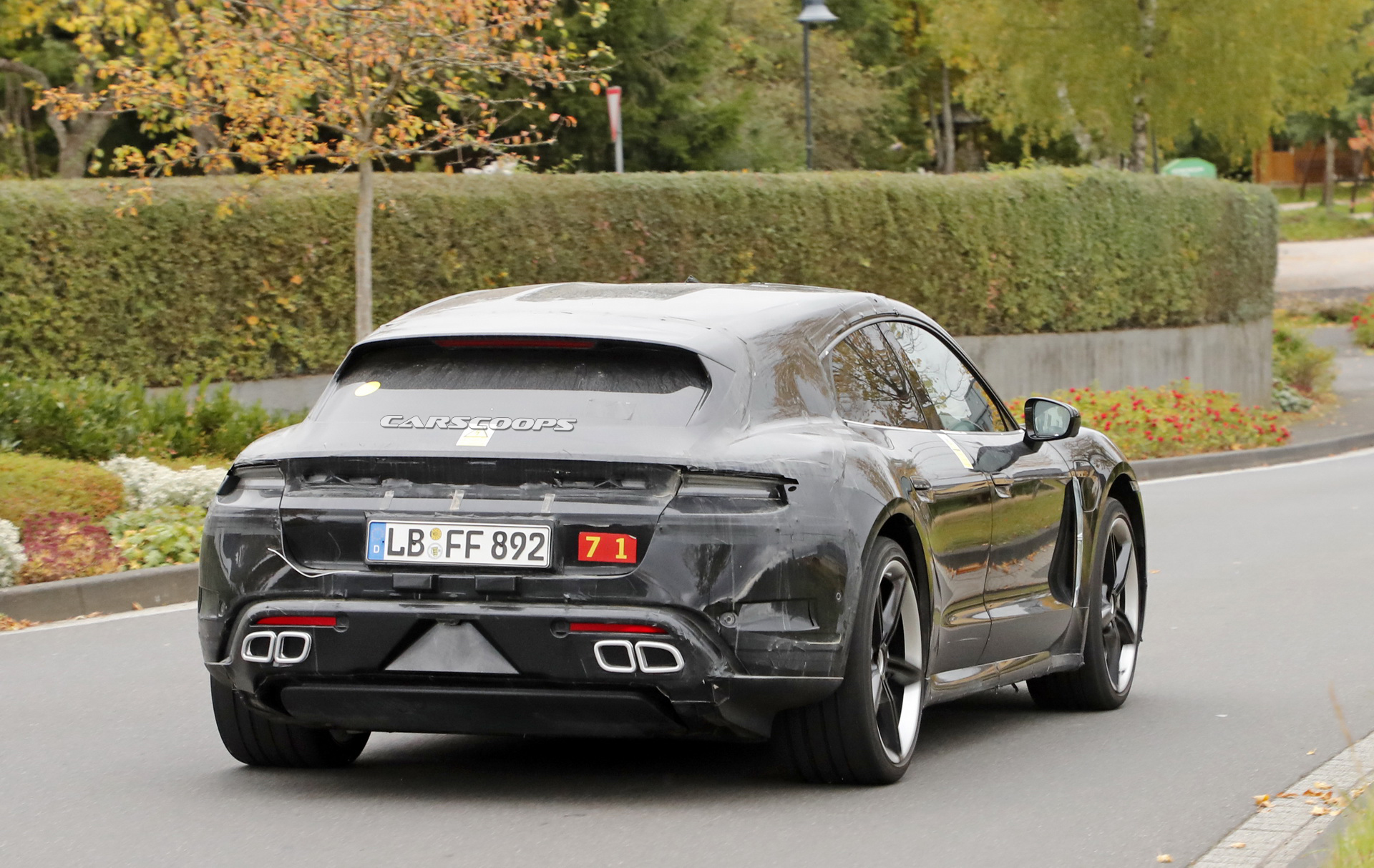 Most Revealing Spy Shots Of 2020 Porsche Taycan Cross Turismo Yet