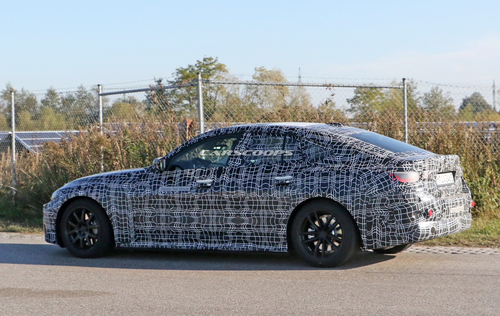 2021 BMW i4 Straps On Production Light Units, Front And Rear