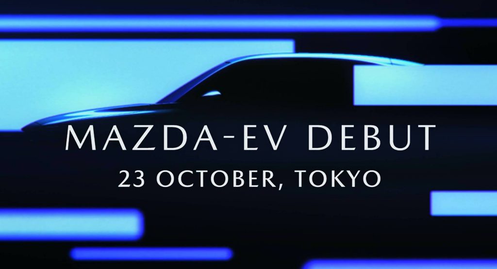 Mazda EV Teased Once More, Looks Like A Coupe Crossover