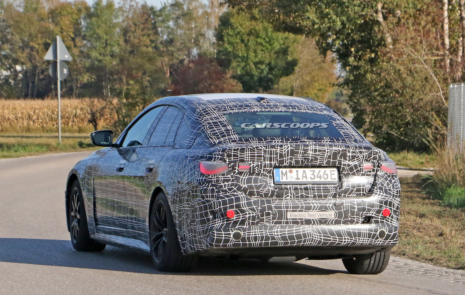 2021 BMW i4 Straps On Production Light Units, Front And Rear