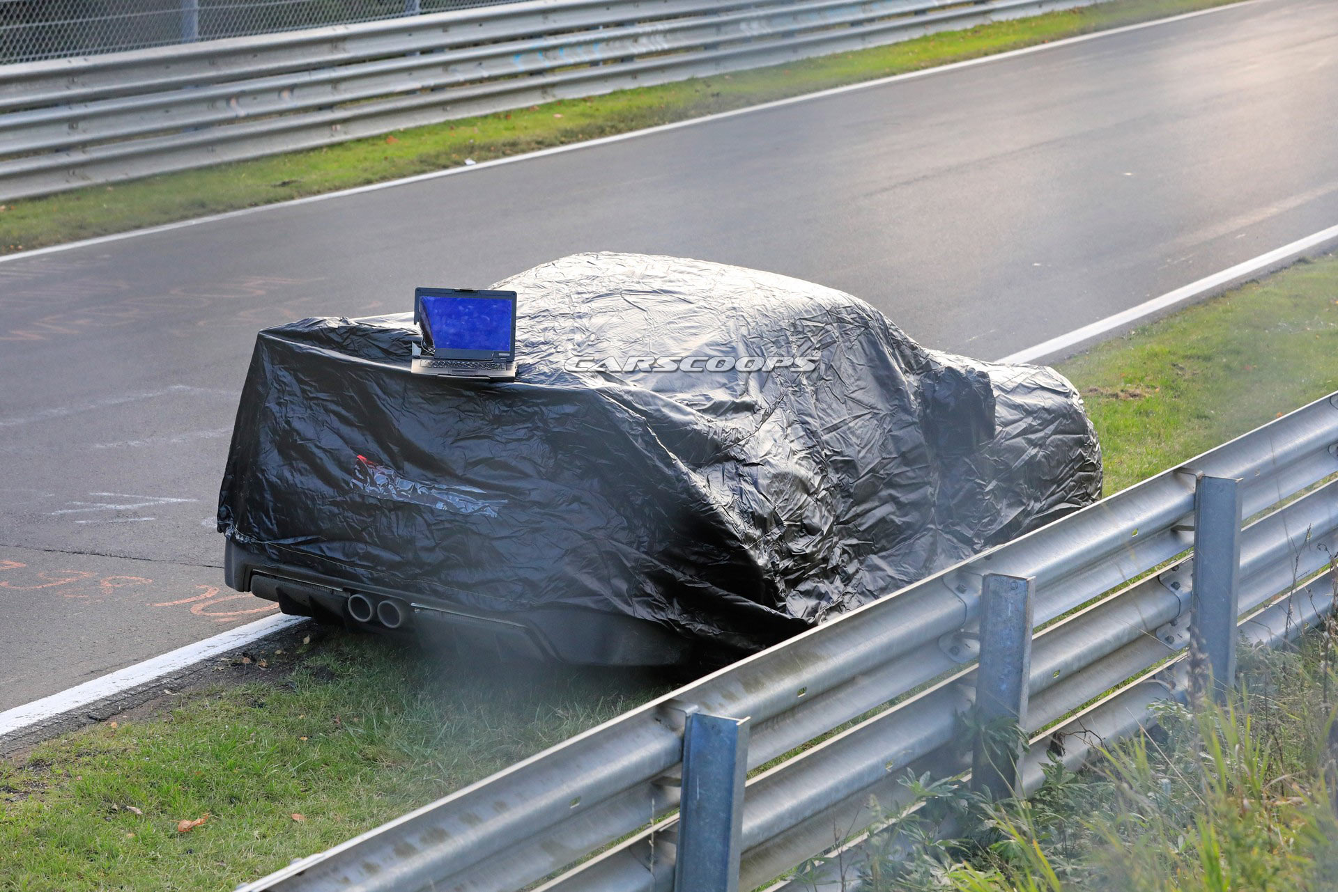 2020 BMW M3 And Porsche 911 GT3 Prototypes Crash On The Nürburgring