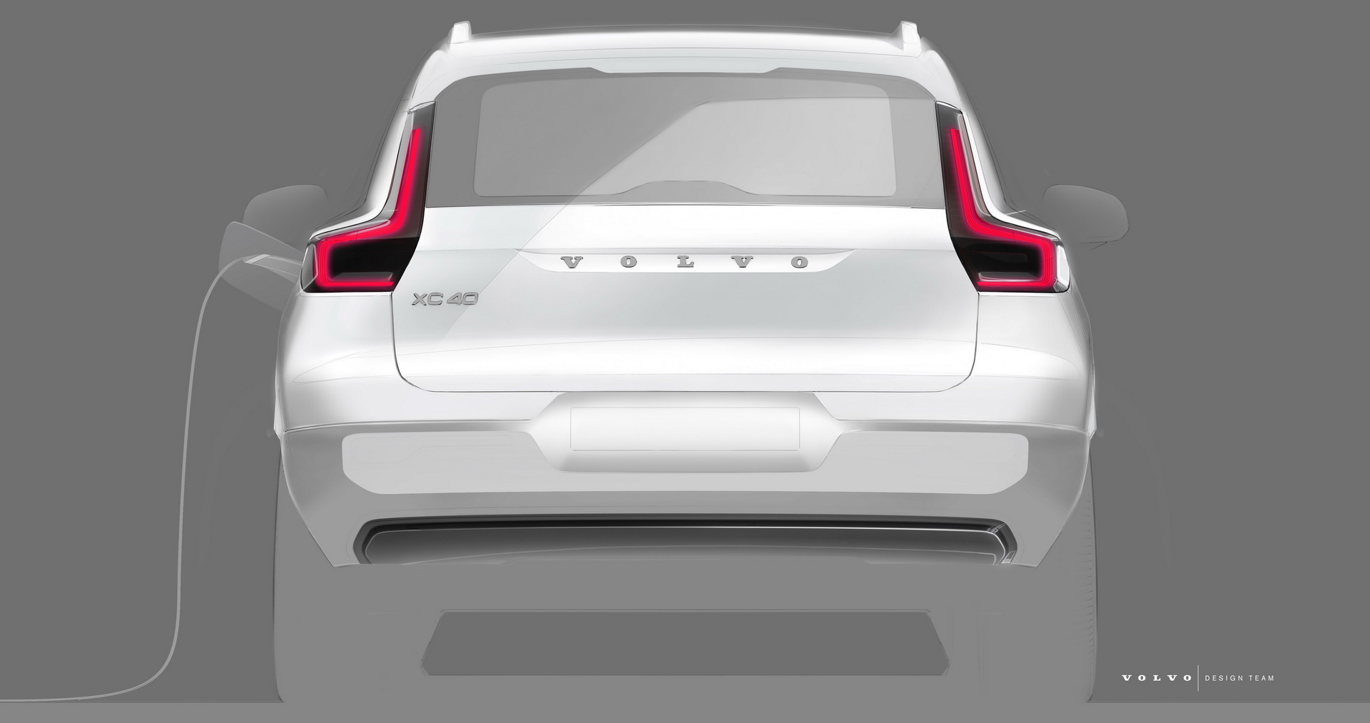 Volvo’s Electric XC40 SUV Teased In Official Sketches
