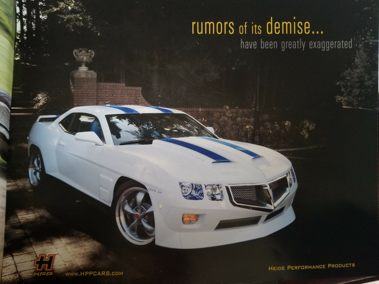 HPP’s Pontiac-Faced, Camaro-Based 2010 Trans Am Is A Unique SEMA Car You Can Buy Now