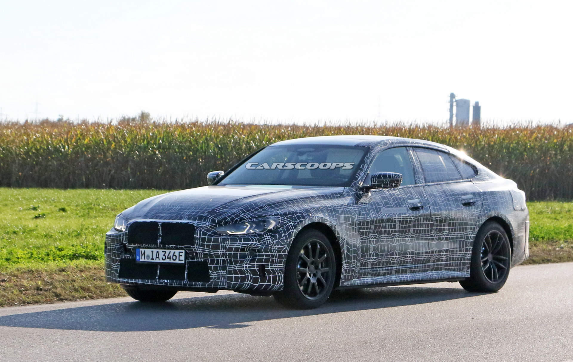 2021 BMW i4 Straps On Production Light Units, Front And Rear