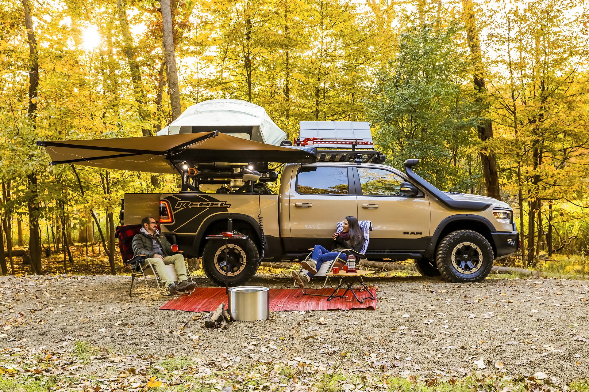 Get A SEMA Load Of Mopar’s Slammed Dodge Lowliner Restomod And RAM Truck