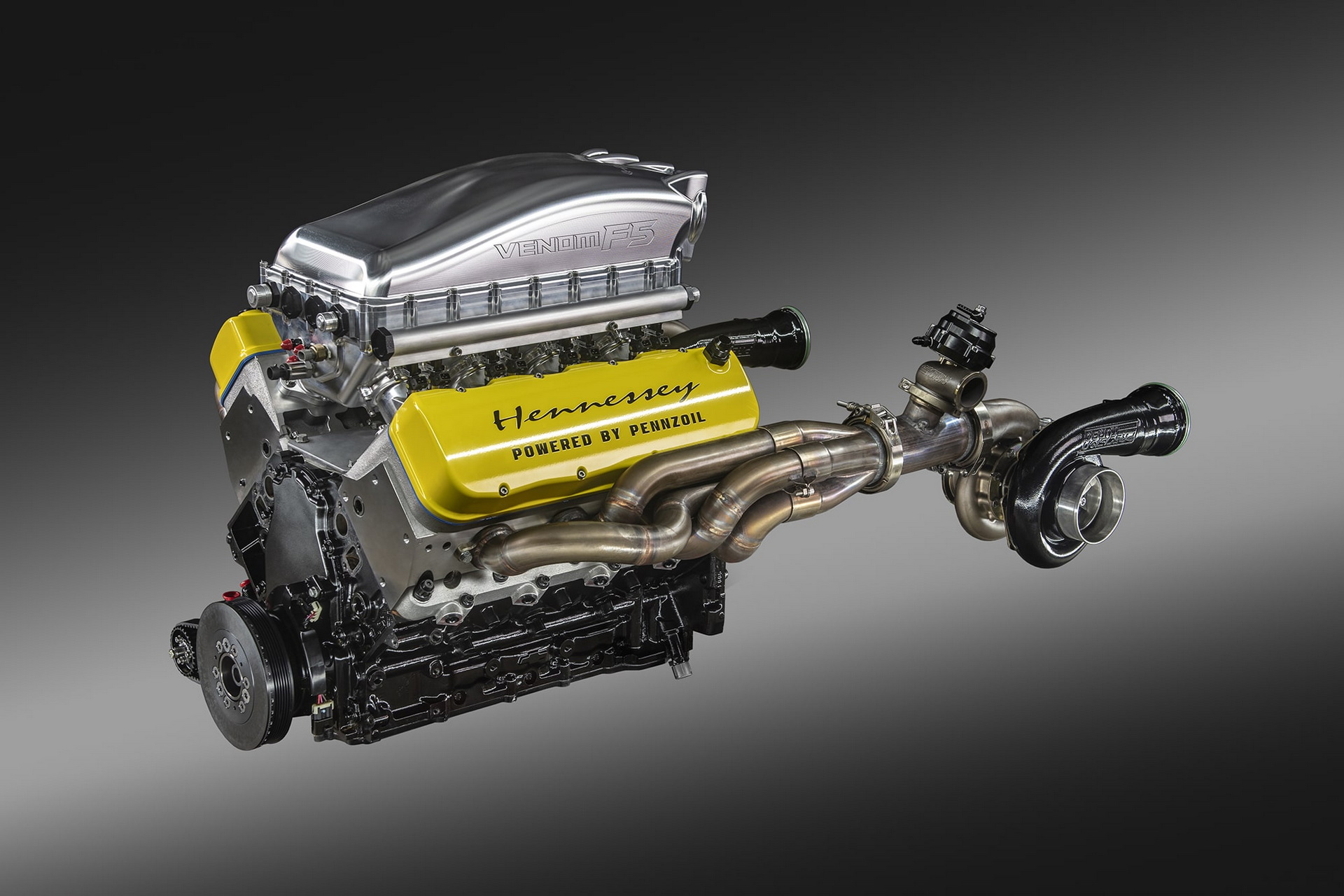 Hennessey Venom F5’s “Fury” V8 Engine Makes 1,817 HP On The Dyno