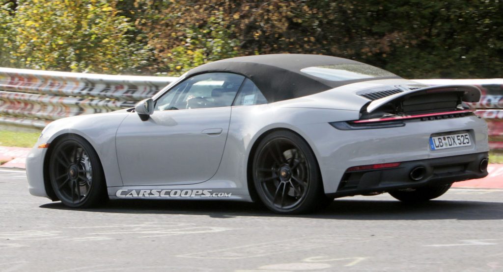  2020 Porsche 911 GTS Cabriolet Spied Camouflage-Free (Again), Looks Good