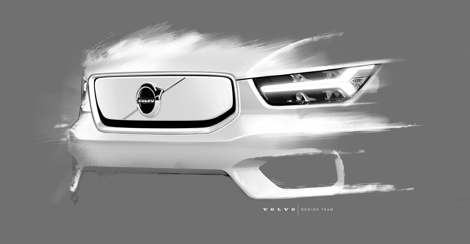 Volvo’s Electric XC40 SUV Teased In Official Sketches
