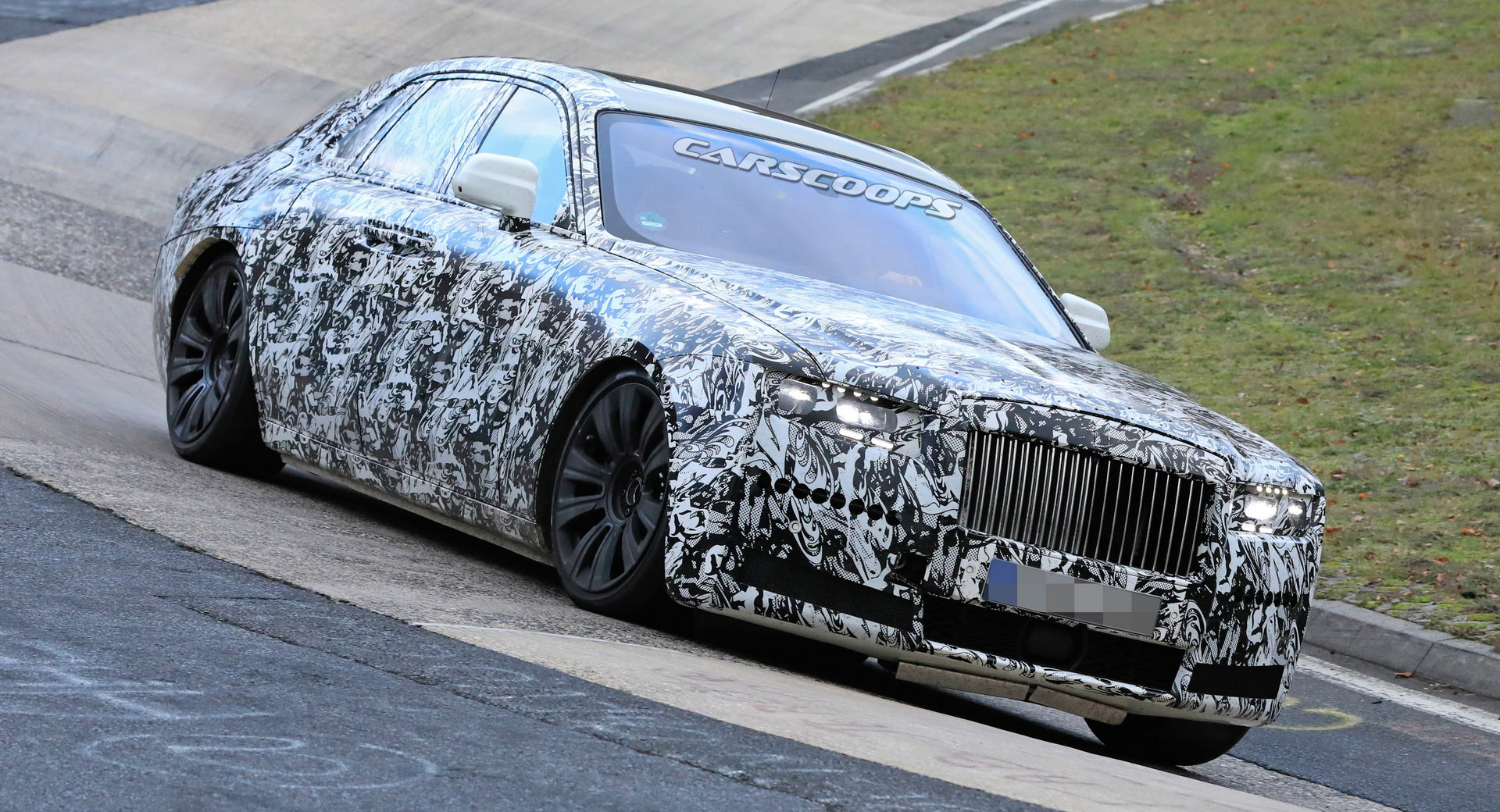 2021 Rolls Royce Ghost Tests Its New Platform On The Nurburgring