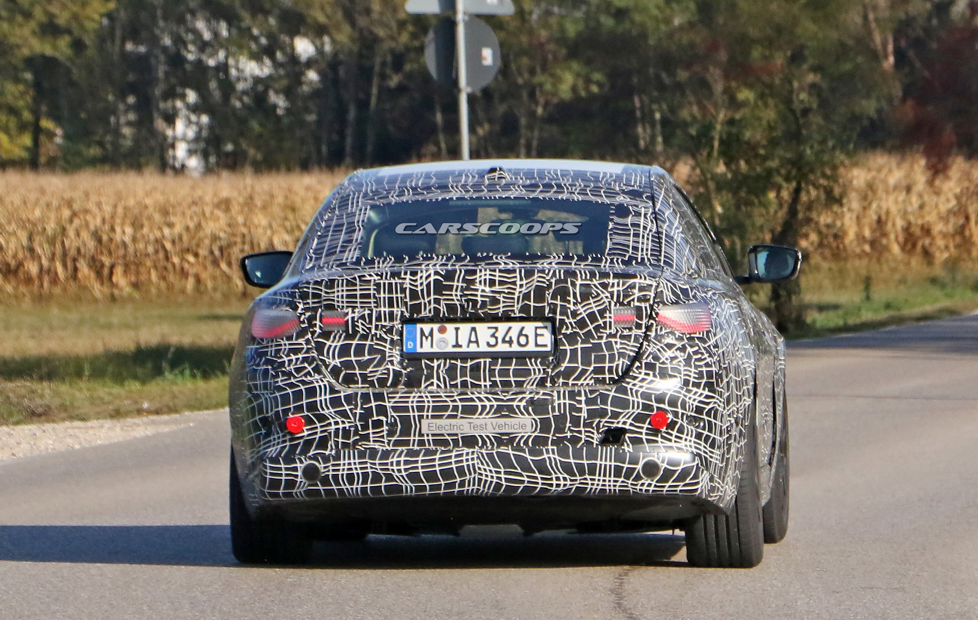 2021 BMW i4 Straps On Production Light Units, Front And Rear