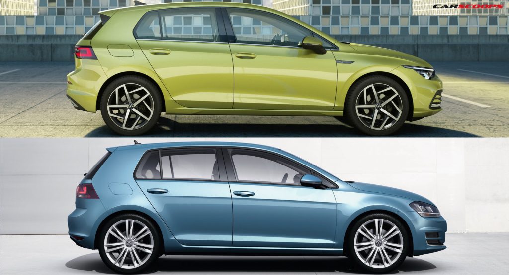  We Compare The 2020 VW Golf Mk8 To The Outgoing Golf Mk7