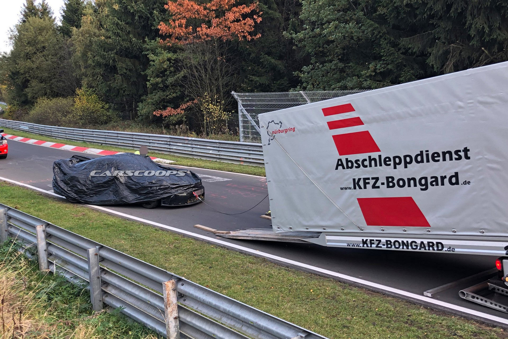 2020 BMW M3 And Porsche 911 GT3 Prototypes Crash On The Nürburgring