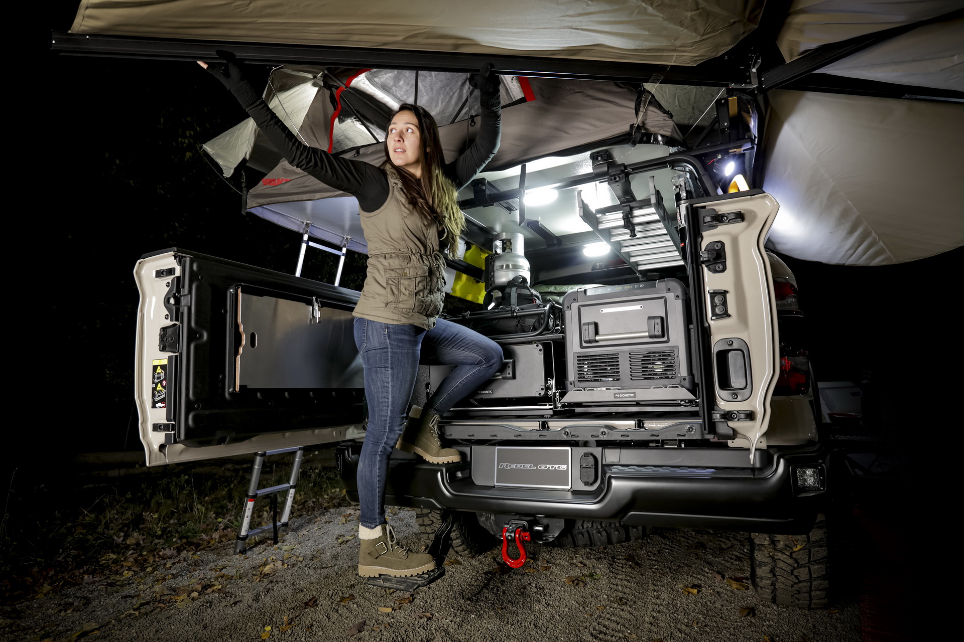 Get A SEMA Load Of Mopar’s Slammed Dodge Lowliner Restomod And RAM Truck