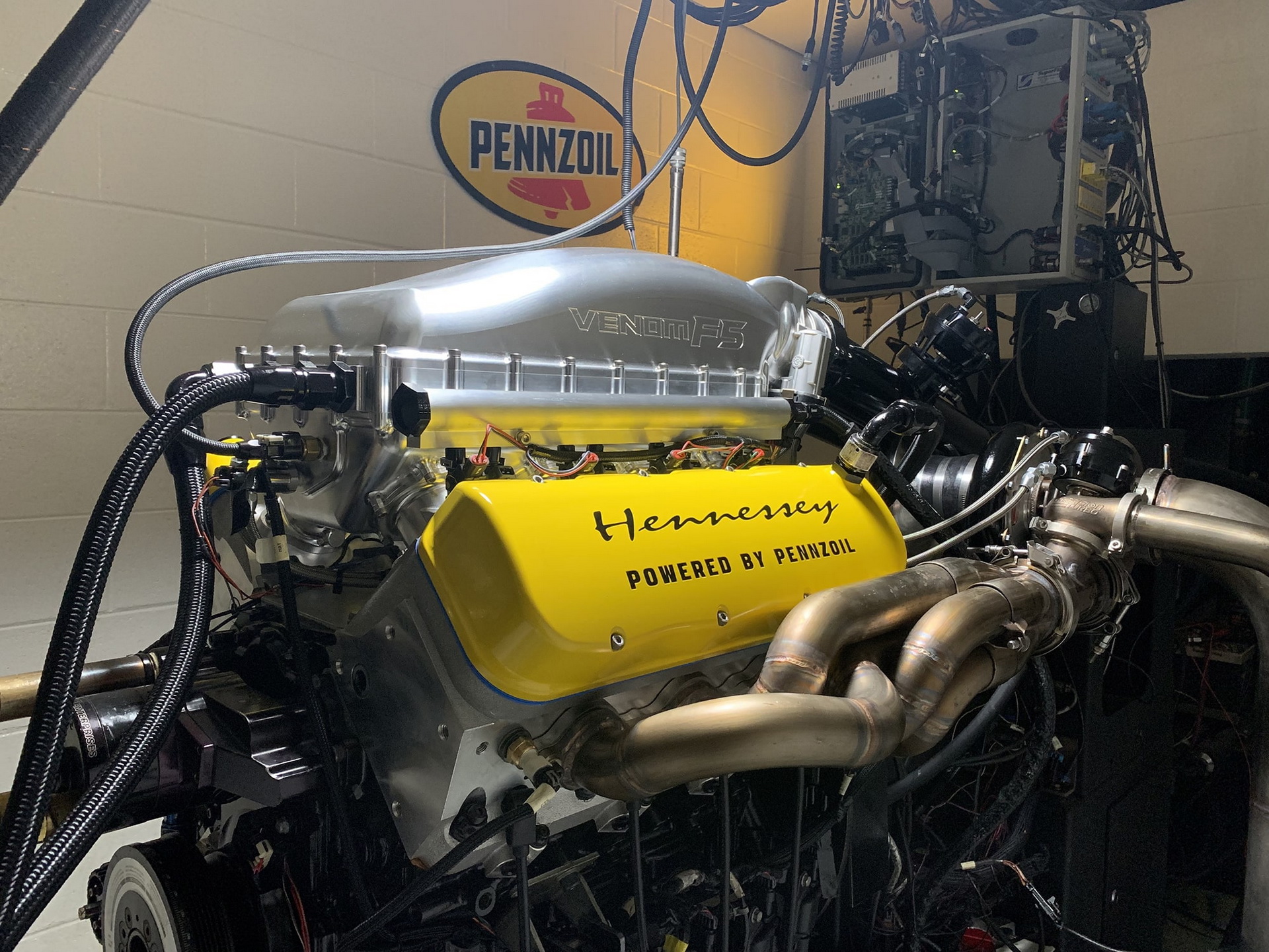 Hennessey Venom F5’s “Fury” V8 Engine Makes 1,817 HP On The Dyno